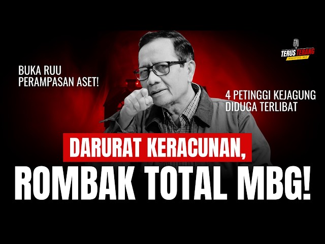 MAHFUD GERAM SOAL KERACUNAN MBG HINGGA PERAMPASAN ASET