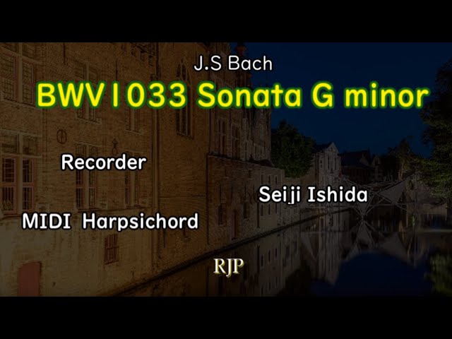 J. S. Bach / Alto Recorder Sonata C Major BWV1033 - YouTube