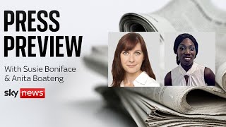 Press Preview: Saturday’s front pages