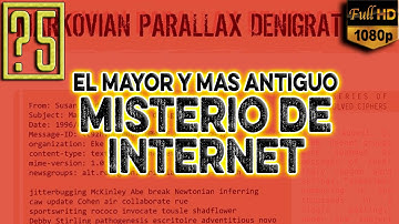 El Mayor y más Antiguo Misterio de Internet: Markovian Parallax Denigrate