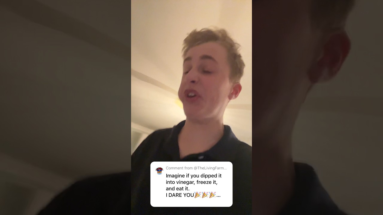 EATING A BLACK DEATH SOUR CANDY WITH VINEGAR 