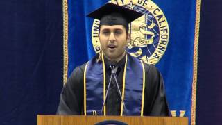 UC Berkeley Fall 2015 - Student Commencement Speech - Jonathan Soormaghen