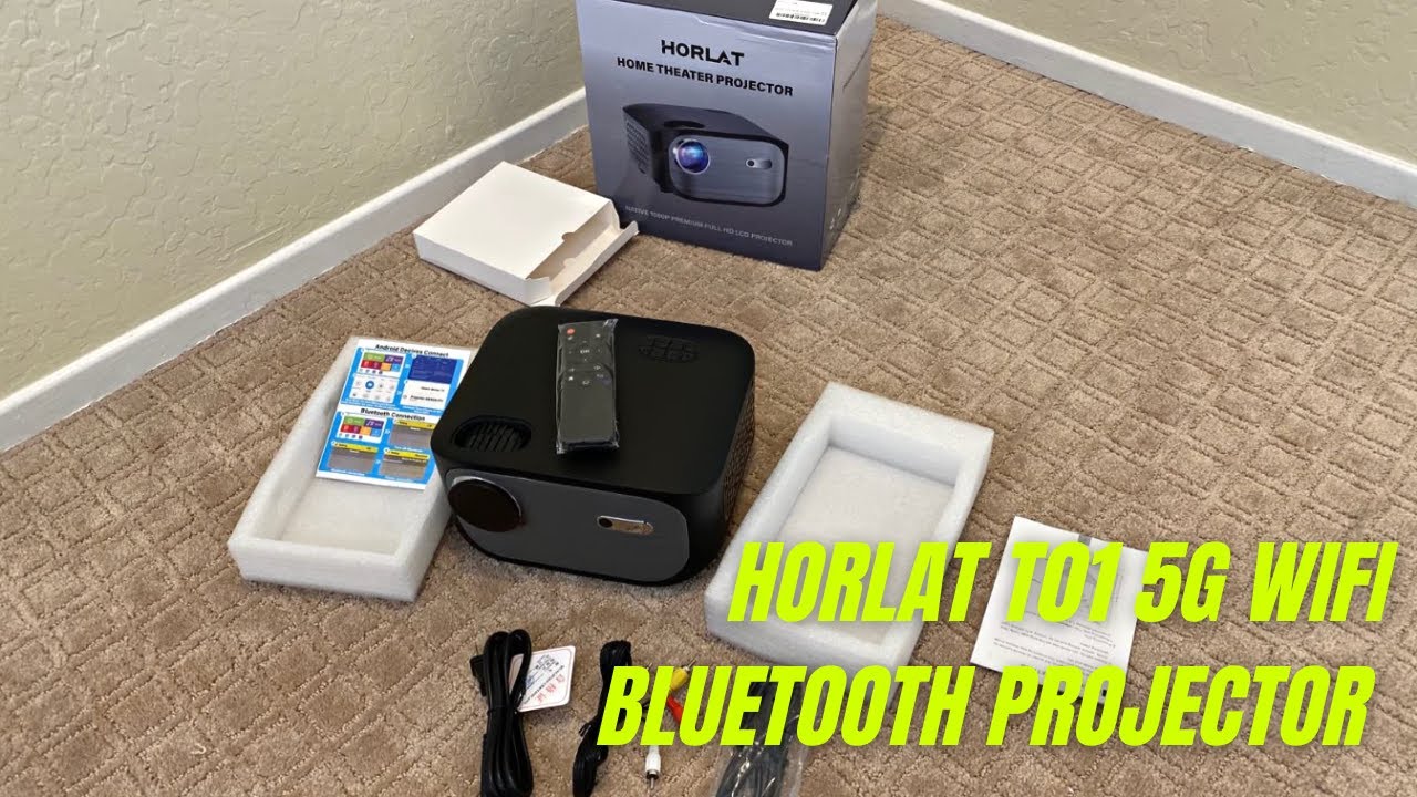 Manual de usuario del proyector Bluetooth WiFi HORLAT T01 5G