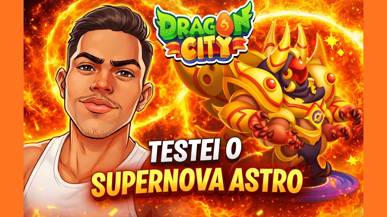 TESTEI 3 DRAGÕES SUPERNOVA ASTRO FULL 70 NAS ARENAS - DRAGON CITY 🐉🔥