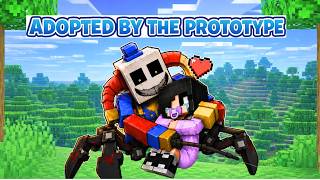 ADOPTED by THE PROTOTYPE in MINECRAFT! | Valia