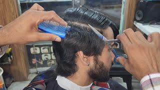 Simple Step by Step - How To Make Men's Haircut With Scissors ASMR in AliHairCut ✂️