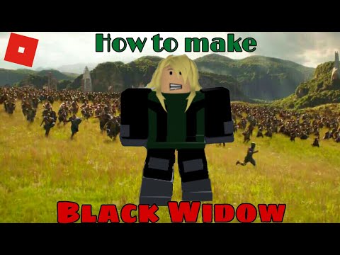 robloxian high school how to be a black widow spider youtube
