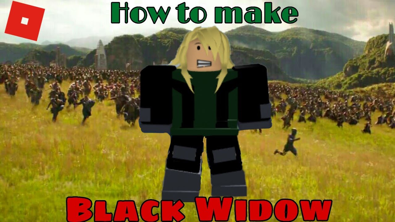 How To Make Black Widow In Roblox Superhero Life 2 Youtube - black widow roblox