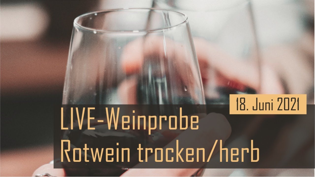 🔴Online-Weinprobe Rotwein Präsentation 2020 trocken/herb | Weinhaus Neumann 🍷