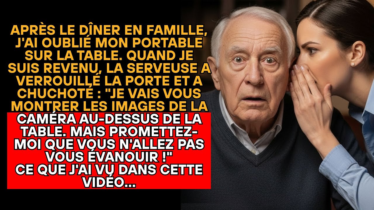 QUAND JE SUIS REVENU CHERCHER MON PORTABLE, LA SERVEUSE A VERROUILLÉ: 