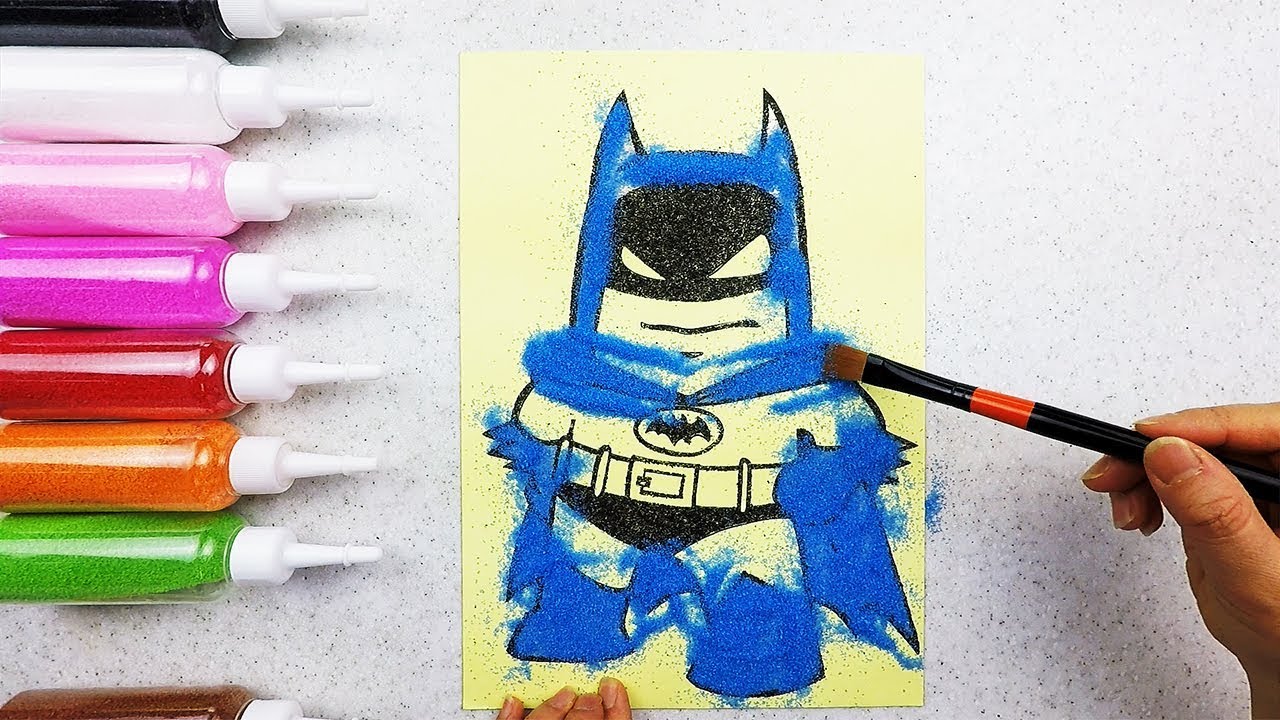 Art mosaic sand Batman 아트 모자이크 배트맨