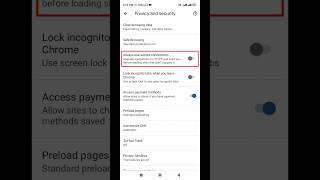 How to enable always use secure connections #shorts screenshot 4