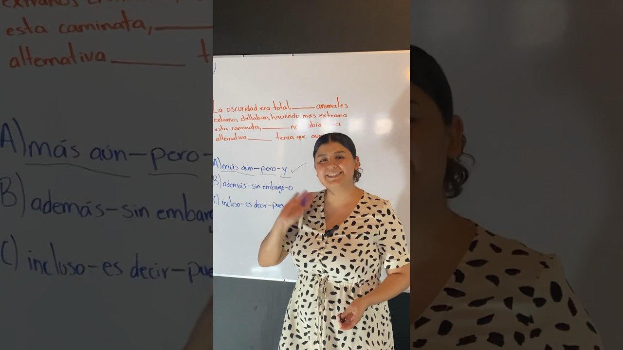 ¡Más conectores para practicar! Dinos tu respuesta en los comentarios 🙌🏼 