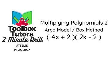 Multiplying Polynomials Example 2 Distributive Method