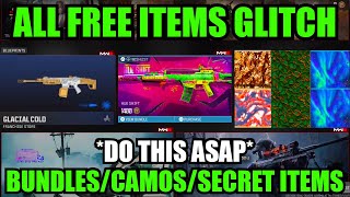 *do this asap* ALL FREE ITEM GLITCH MW3! BLUEPRINTS/CAMOS/SECRET ITEMS! MW3 GLITCHES! WARZONE GLITCH