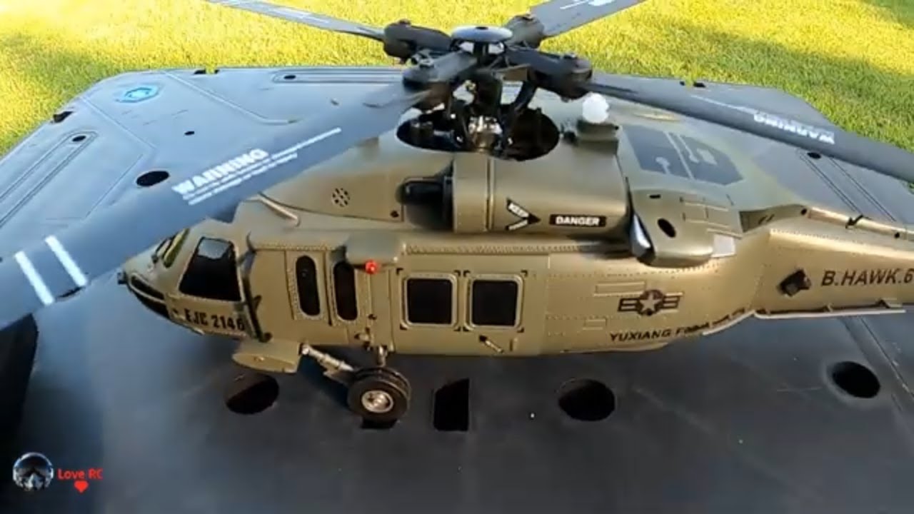 Sikorsky UH60 Black Hawk RC Helicopter for Beginners 6 Axis Gyro