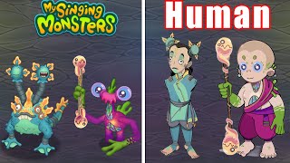 ALL MY SINGING MONSTERS BUT HUMAN VERSION | ALL MONSTERS ETHEREAL WORKSHOP : Meebkin, Gaddzooks