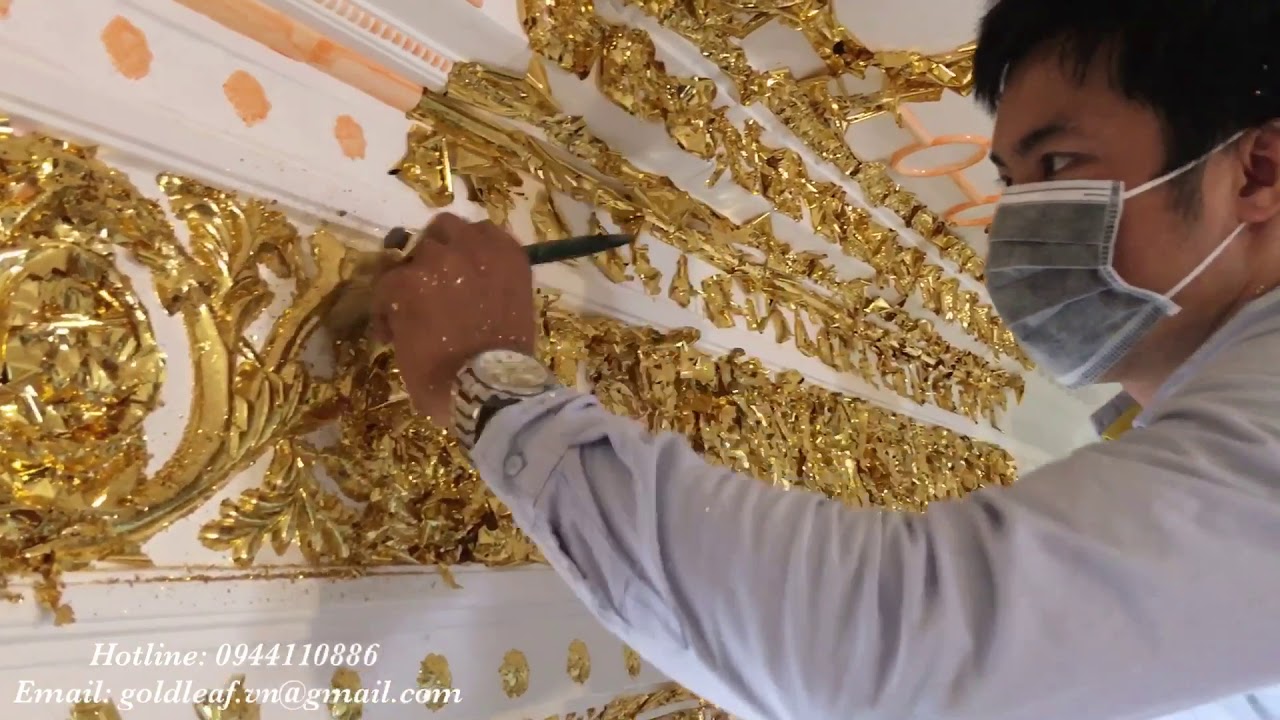 Thạch cao dát vàng