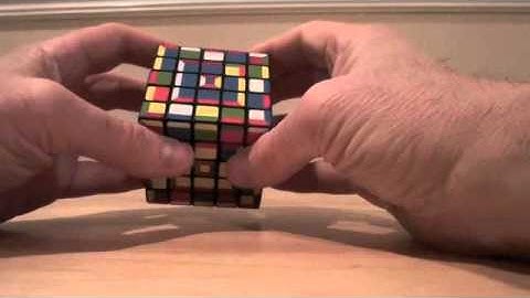 5x5x5 Supercube layer by layer tutorial part 3:  Middle corner and middle edge parity.
