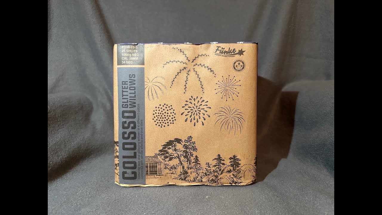 COLOSSO GLITTER WILLOWS F3 - Funke Fireworks