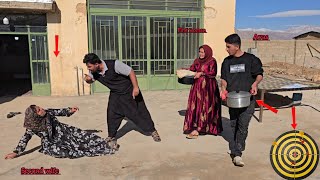 معجزه:husband's anger with the second lady, which is considered a great threat to the first lady.