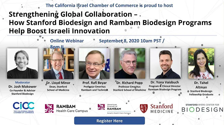 Strengthening Global Collaboration -  Rambam & Stanford Biodesign Programs boost Israeli innovation