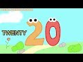 Números en inglés del 1 al 20  Counting numbers from 1 to 20  Video de Peques Aprenden jugando