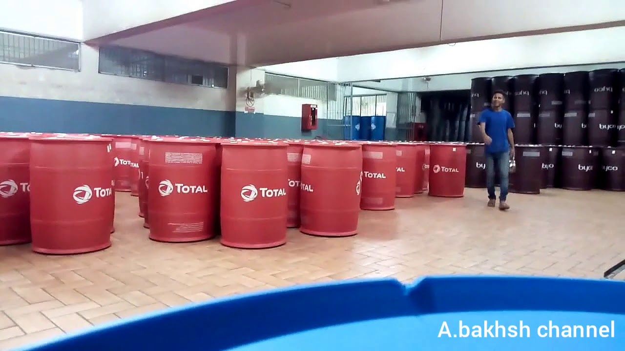 Total Oil: Drum 208 Liter Company Karachi Pakistan