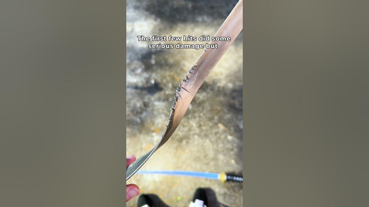 We Sliced a Katana With ANOTHER Katana!! We Sliced a Katana With ANOTHER Katana!!
