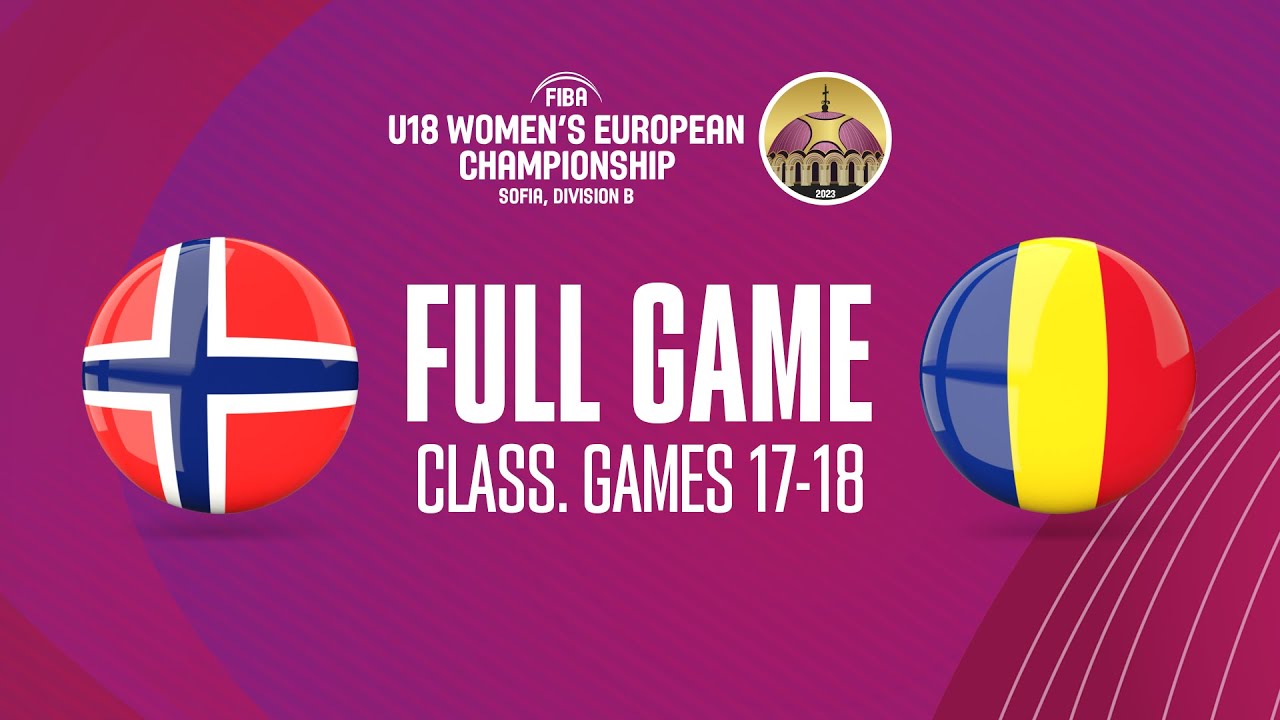 Norway v Romania | Full Basketball Game | FIBA U18 Women's European Championship 2023