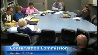 Conservation Commission - October 12, 2016