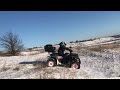 Авантис  хантер 200 в гору по снегу