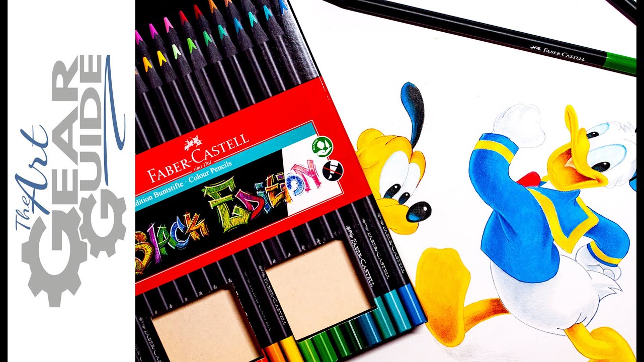 Faber Castell Black Edition Disney Artwork - YouTube