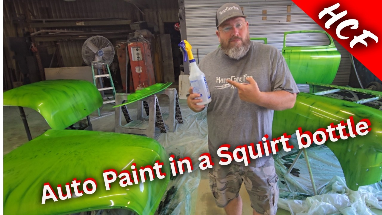 We painted a car with a Squirt bottle