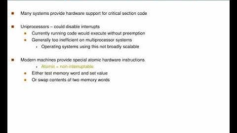 chapter 6 process synchronization
