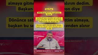Ümit Özat: 2002 Dünya Kupasında Uçak Kazası Atlattıklig Biterdi