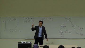 Computational Physics Lecture 7, Open Methods for Root Finding.