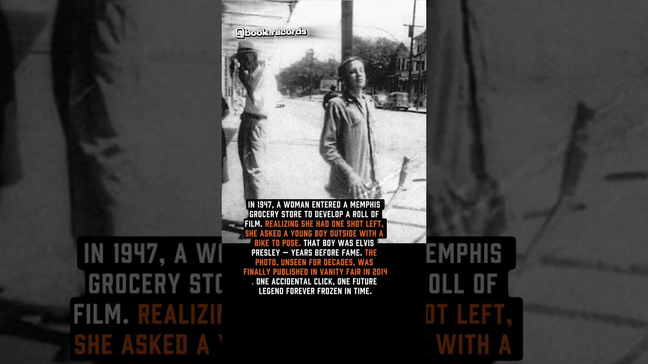 First Photo Of Elvis Presley History Book Records Interestingfacts
