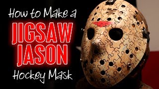 Making a 'Jigsaw Jason' Hockey Mask  Friday the 13th DIY Tutorial