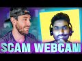 SCAMMER Exposed on WEBCAM
