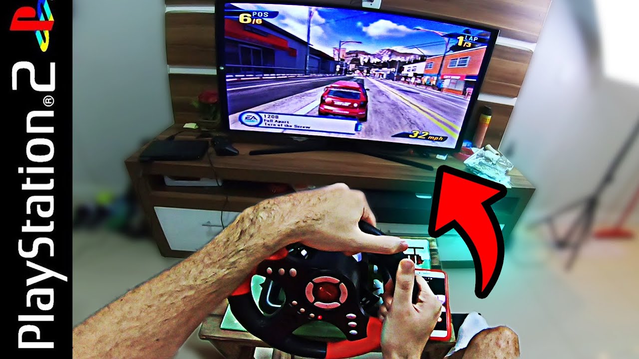 Jogo De Corrida Volante Para 360 Ps2 Para Ps3 Computador Usb