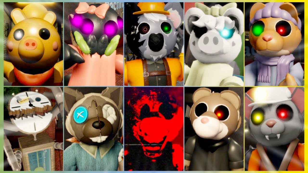 Piggy: Time Ahead ALL JUMPSCARES!!