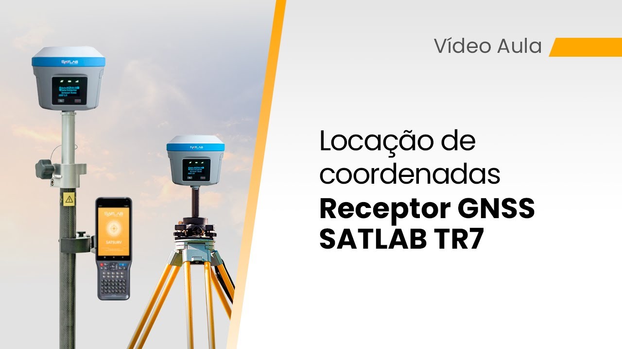 Locação de coordenadas - Receptor GNSS SATLAB TR7