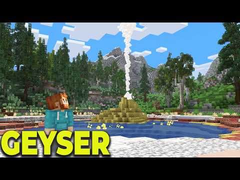 I Built a Custom Geyser Biome in Minecraft