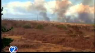 Two brush fires reported in West Oahu