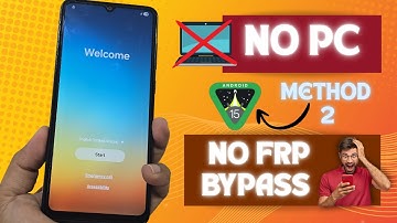 2 METHOD NO PC - Samsung frp bypass account google unlock without pc ANDROID 15 - 14