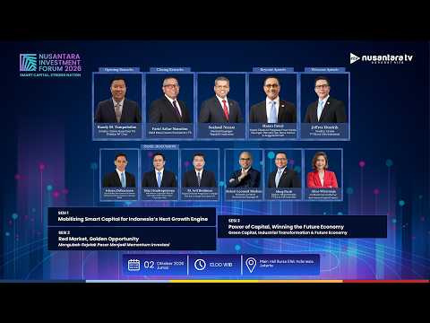 [LIVE] Nusantara Investment Forum 2026 - Smart Capital, Strong Nation | NTV