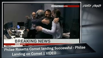 Philae Rosetta Comet landing Successful - Philae Landing on Comet | VIDEO