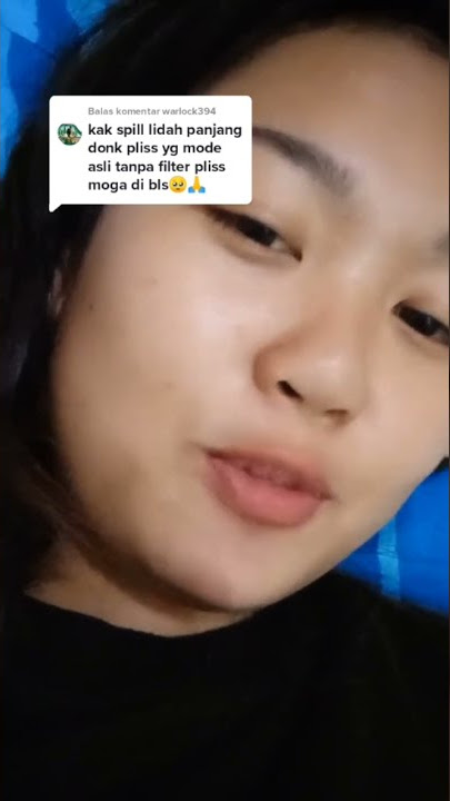 cewek main lidah muncrat