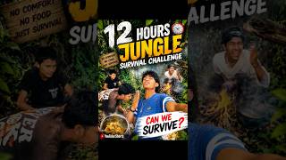 12 Hours Jungle Survival Challenge 😱🔥 #bishalvlogs #nepaliminivlog #minivlog